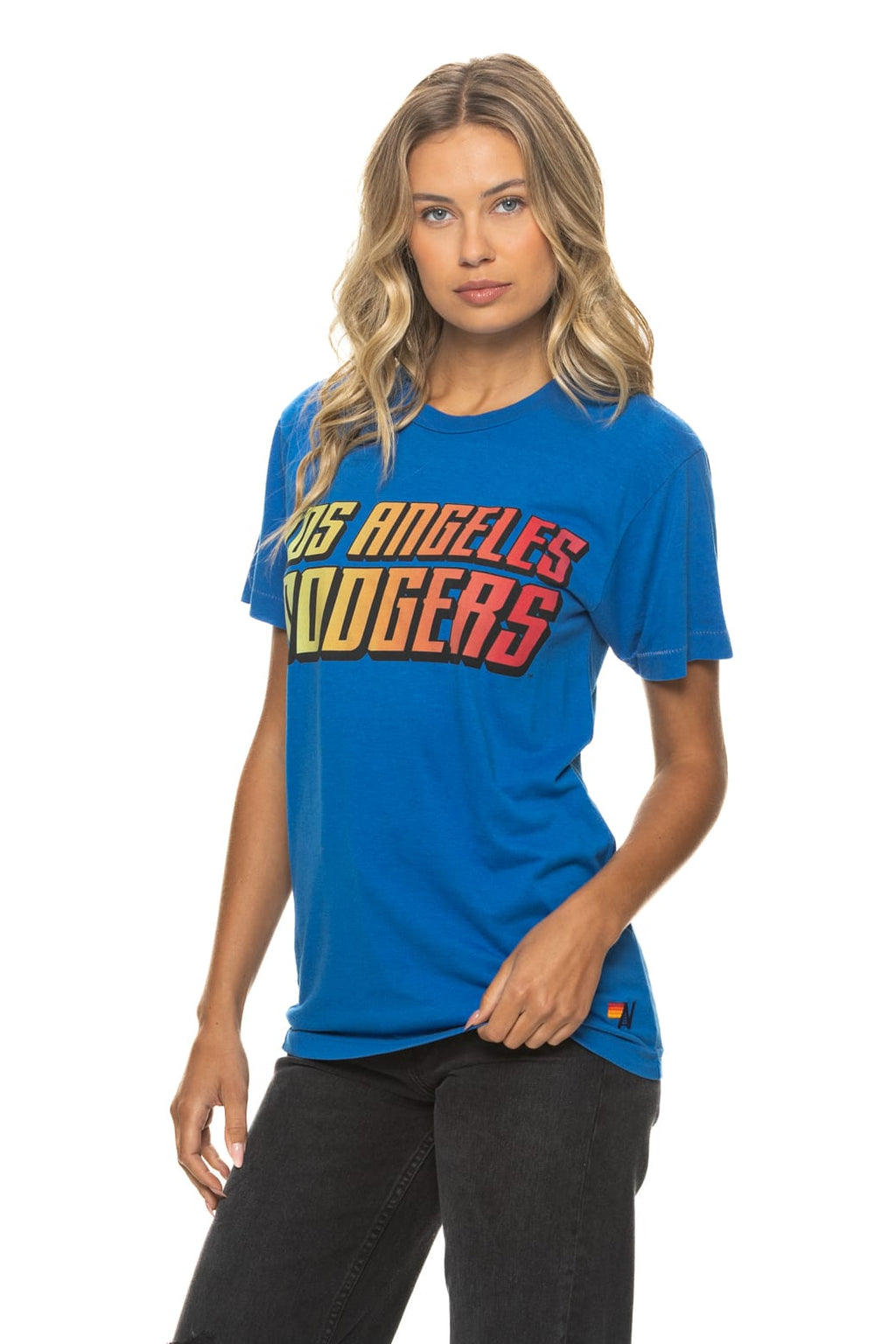 LOS ANGELES DODGERS 2026 CREW TEE - OCEAN
