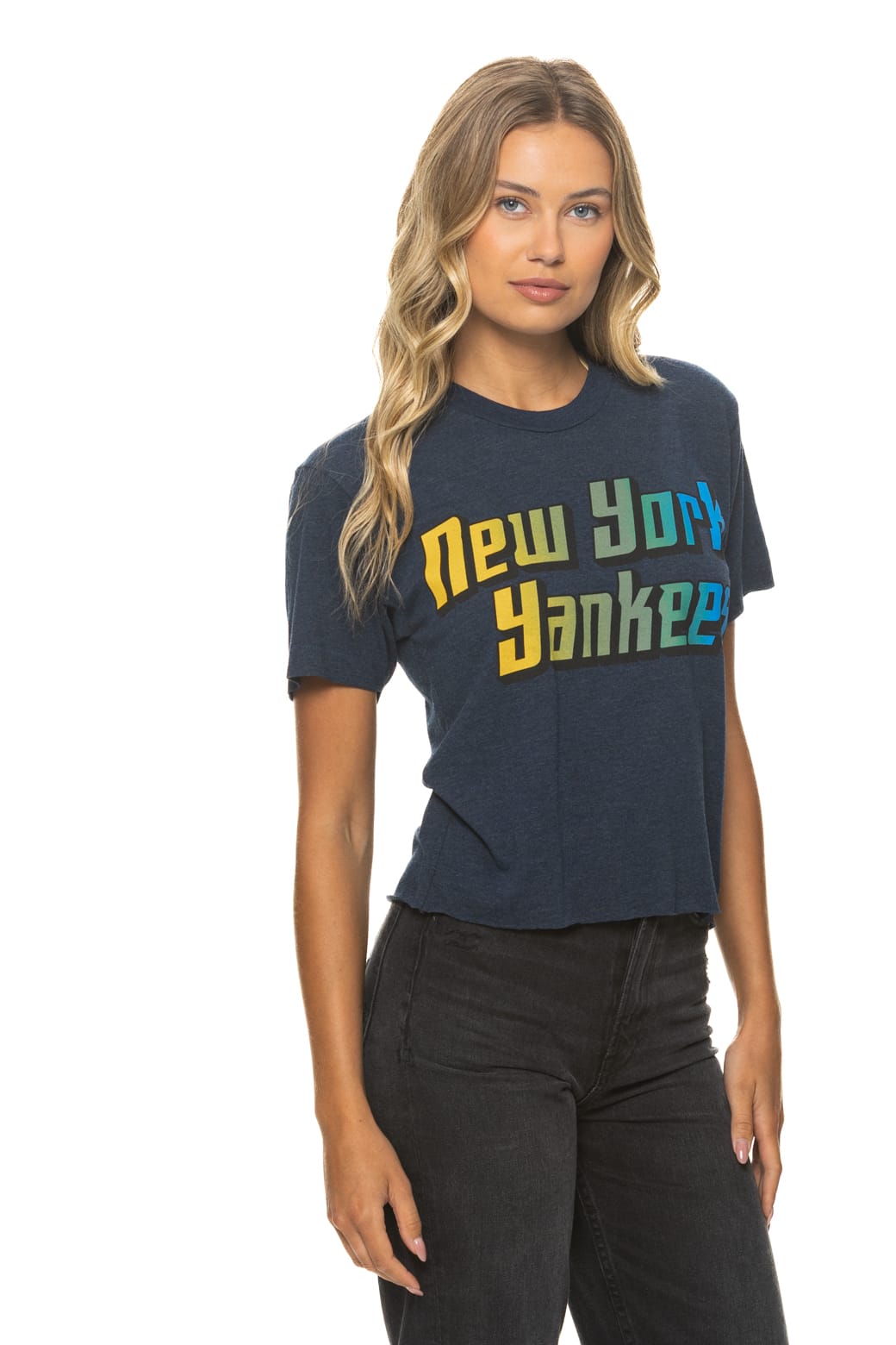 NEW YORK YANKEES 2026 BOYFRIEND TEE - NAVY