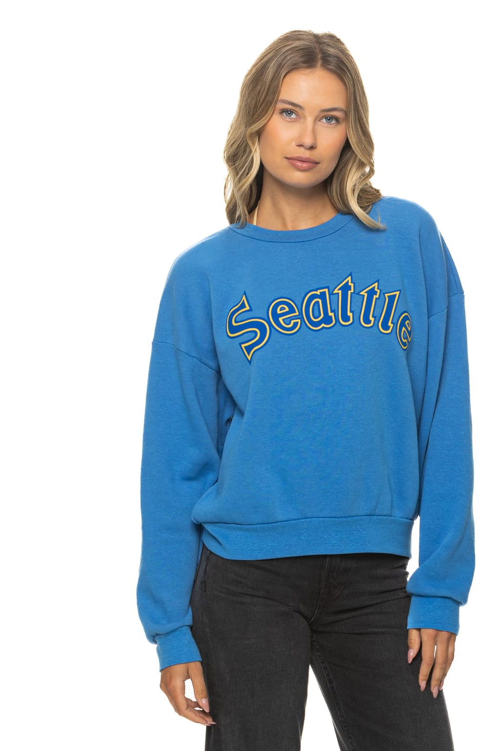 SEATTLE MARINERS 2026 RELAXED CREW SWEATSHIRT -  COBALT