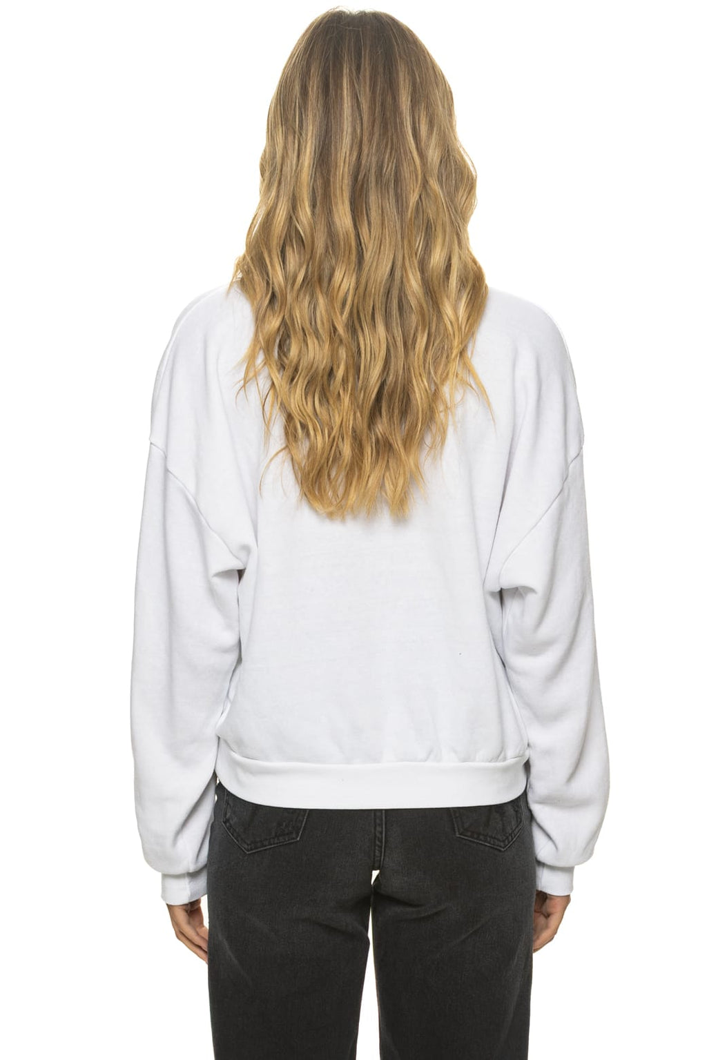 LOS ANGELES DODGERS 2026 RELAXED CREW SWEATSHIRT - WHITE