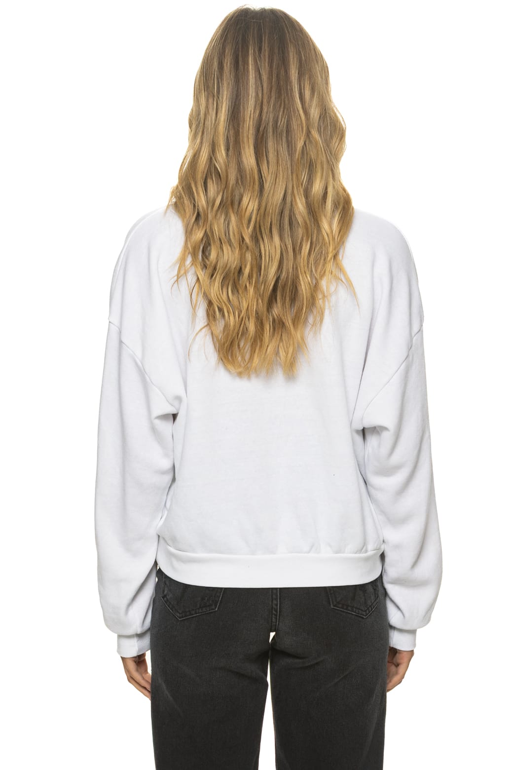 LOS ANGELES DODGERS 2026 RELAXED CREW SWEATSHIRT - WHITE