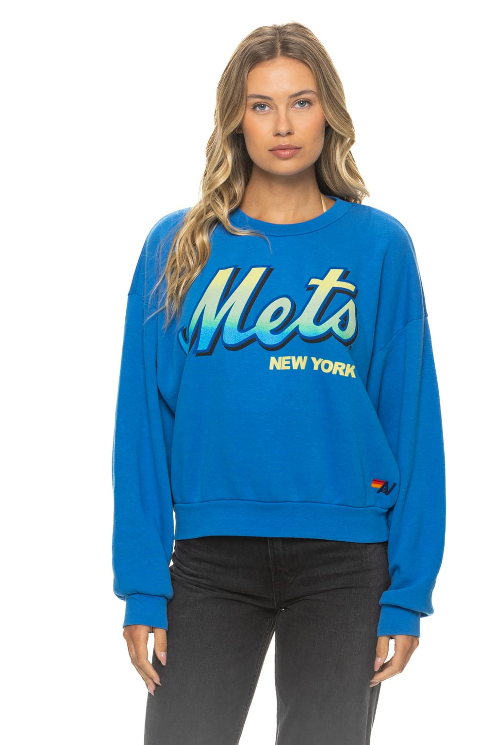 NY METS 2026 RELAXED CREW SWEATSHIRT - OCEAN