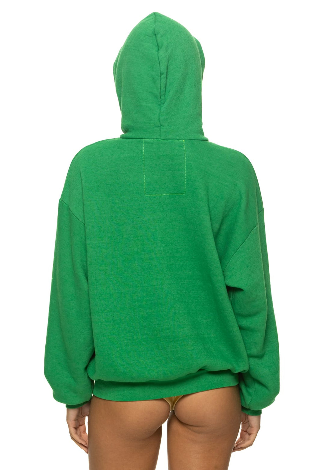 LOGO PULLOVER RELAXED HOODIE - KELLY GREEN