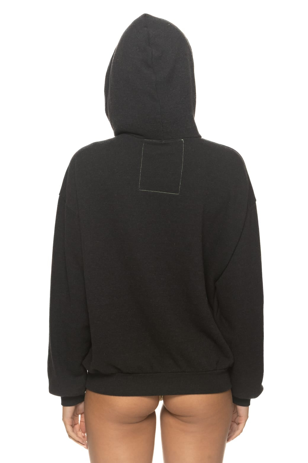 WAVE STRIPE 4 PULLOVER HOODIE RELAXED - BLACK // CHARCOAL
