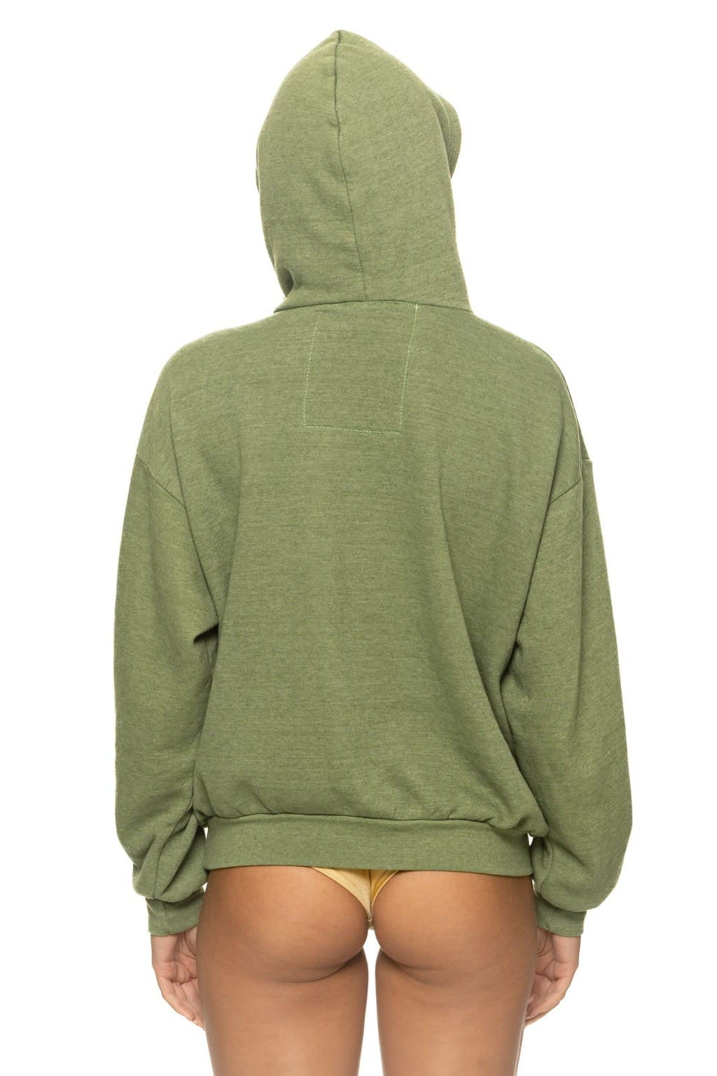 WAVE STRIPE 4 PULLOVER HOODIE RELAXED - JUNGLE GREEN // GREEN