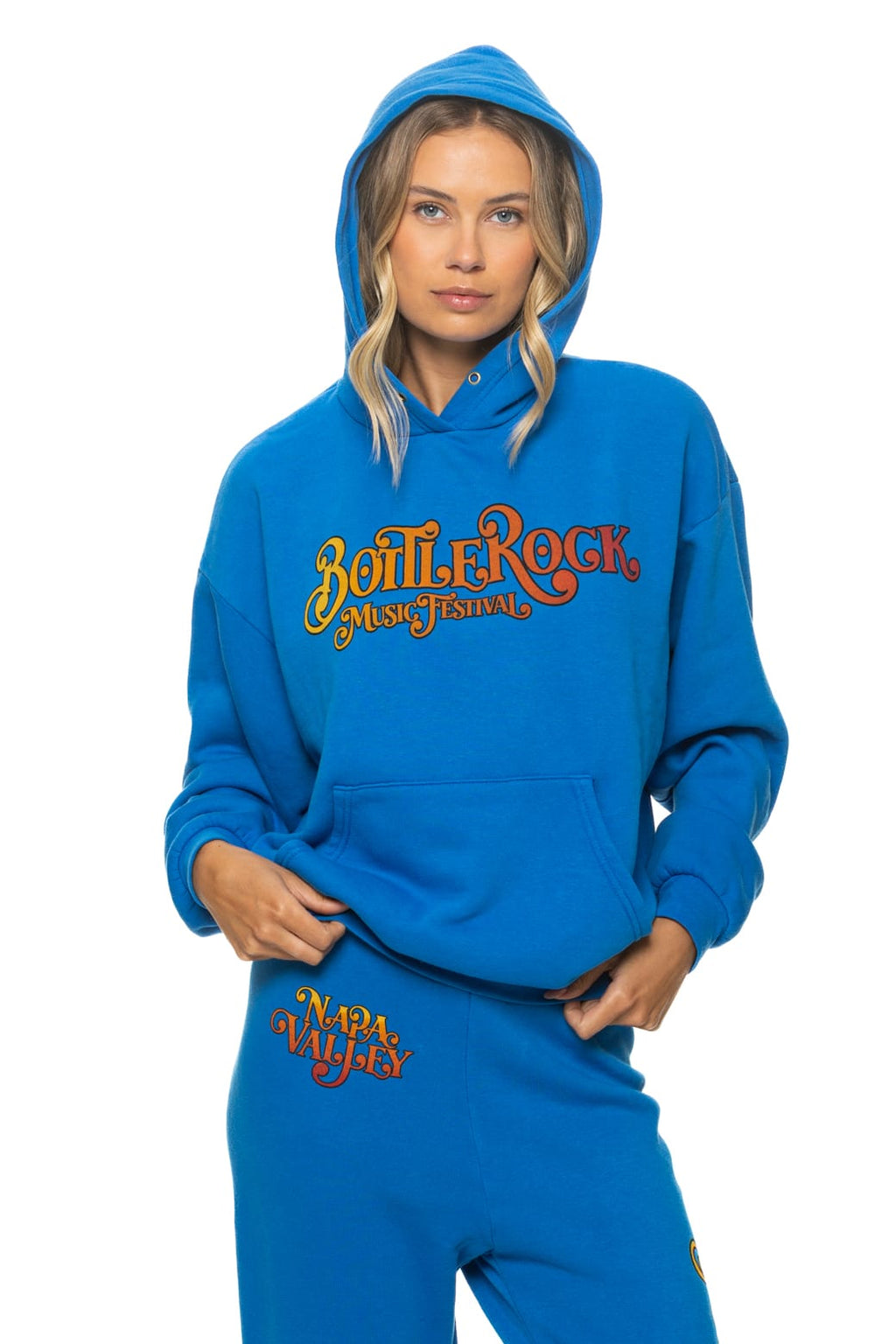 BOTTLEROCK 2026 RELAXED PULLOVER HOODIE - ADVENTURE BLUE