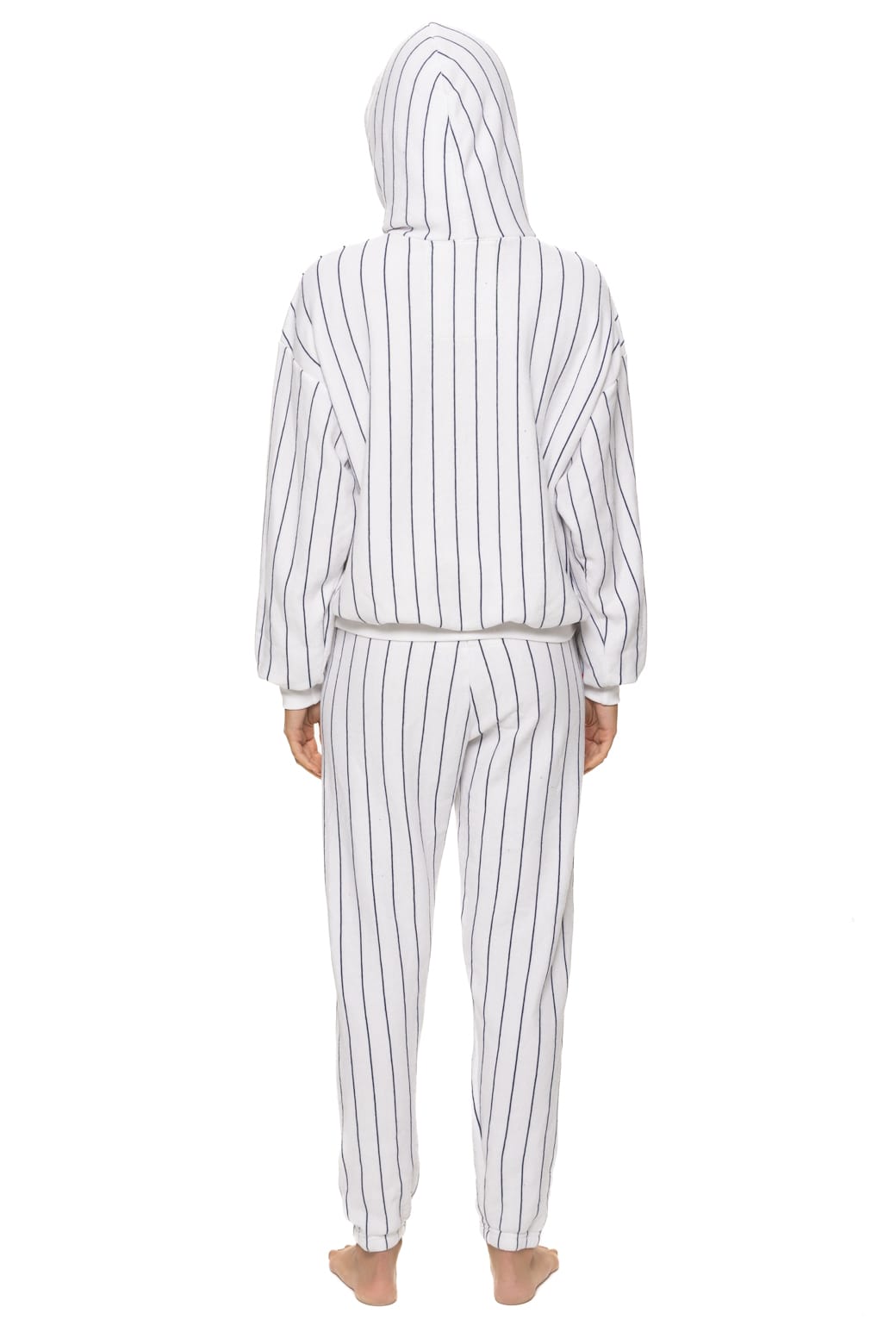NEW YORK YANKEES PINSTRIPE 2026 SWEATPANTS - WHITE // NAVY