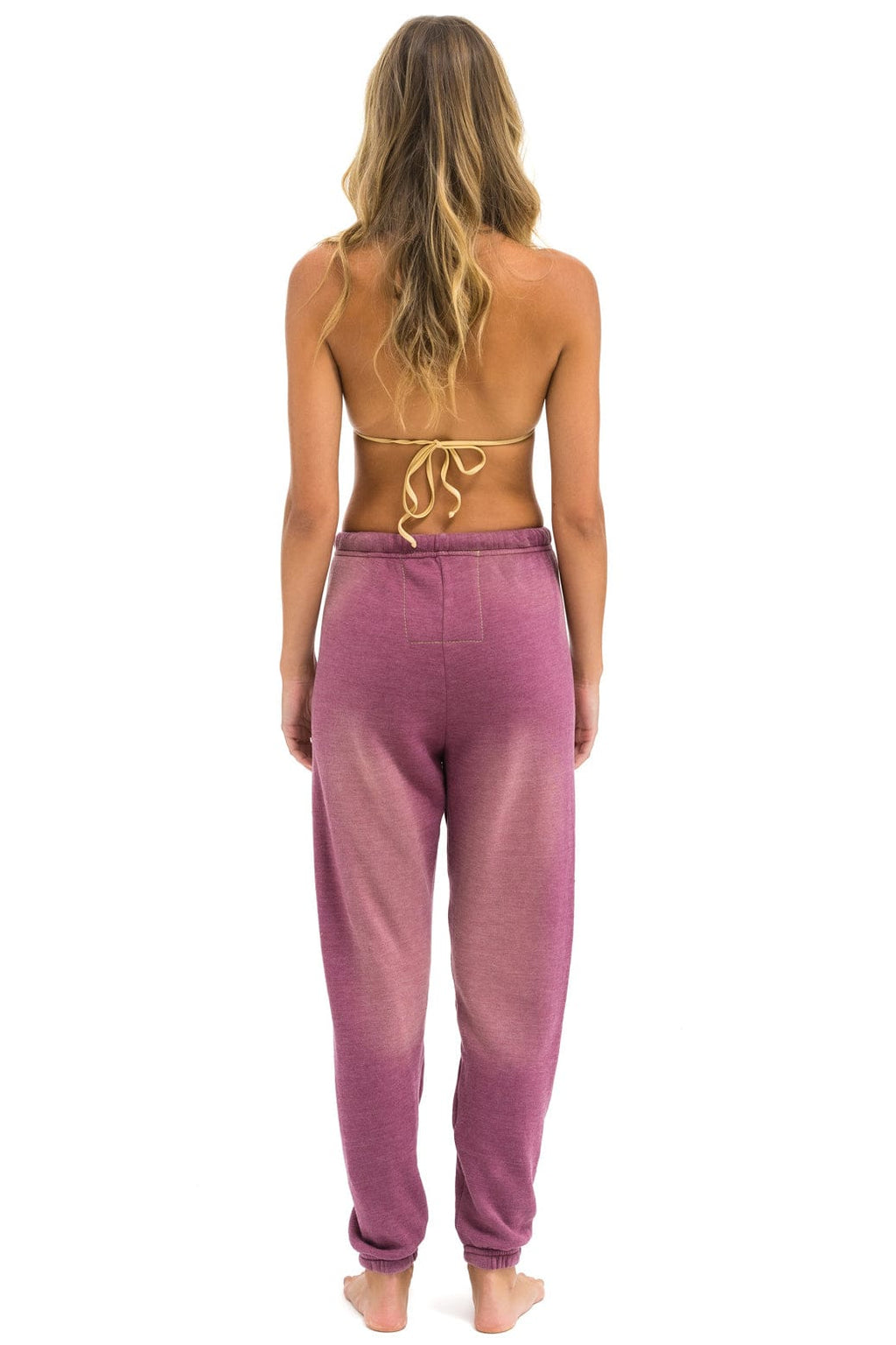 VINTAGE LOGO SWEATPANTS - FADED BERRY