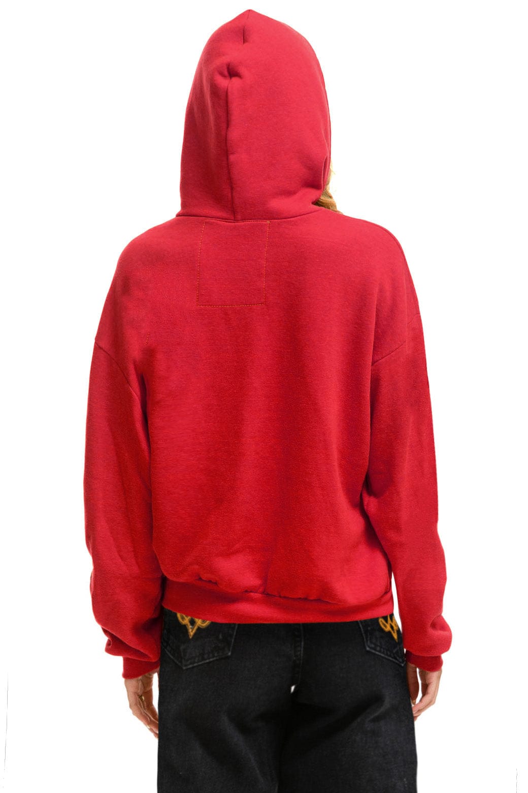 NEW ENGLAND PATRIOTS HELMET RELAXED PULLOVER HOODIE - FLASH RED