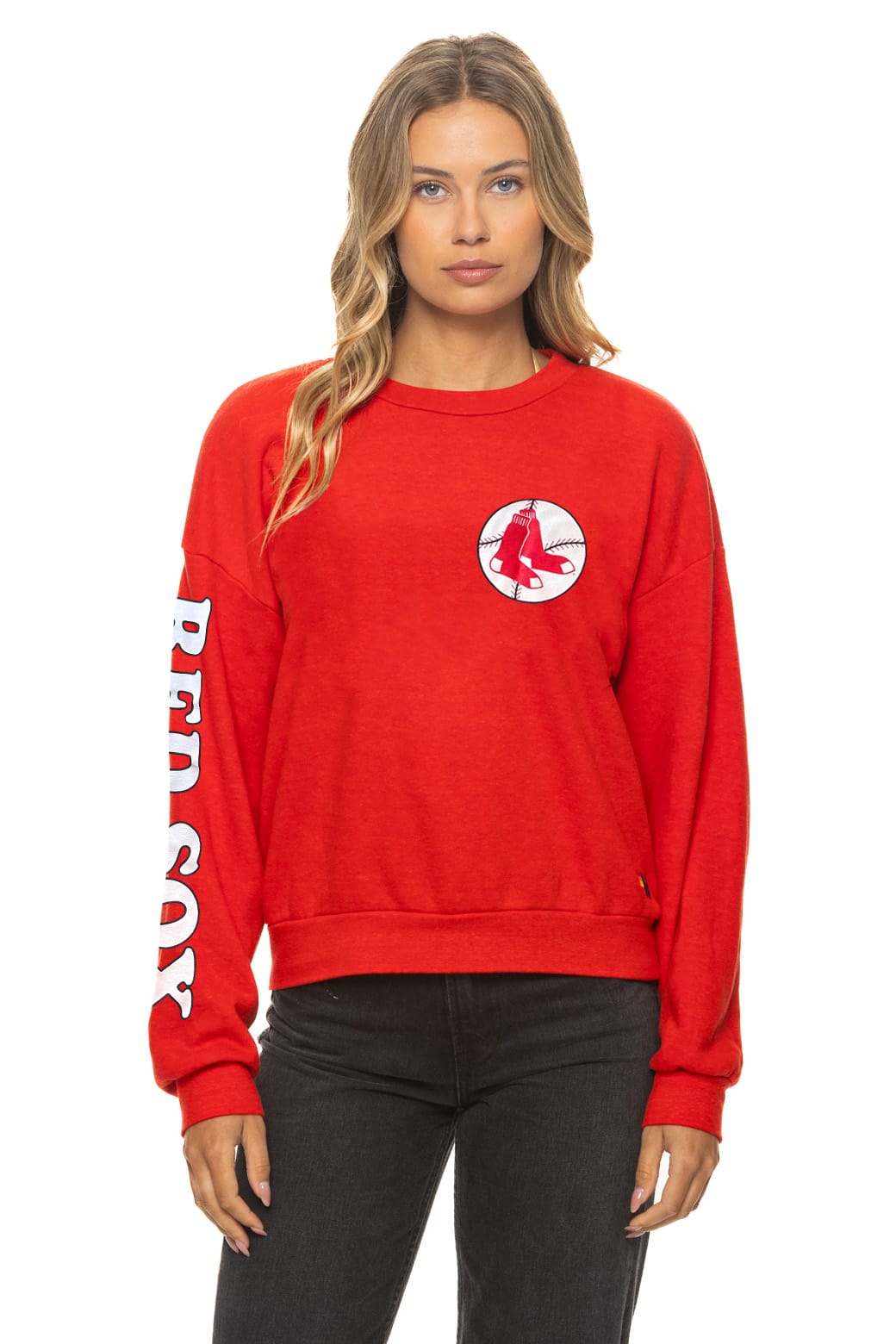BOSTON RED SOX 2026 RELAXED CREW SWEATSHIRT - RED