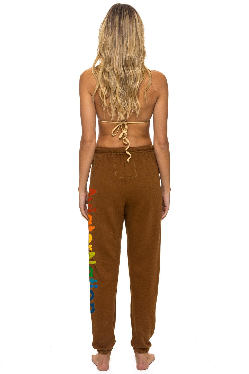 AVIATOR NATION SWEATPANTS - CINNAMON