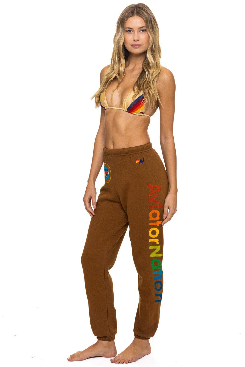AVIATOR NATION SWEATPANTS - CINNAMON