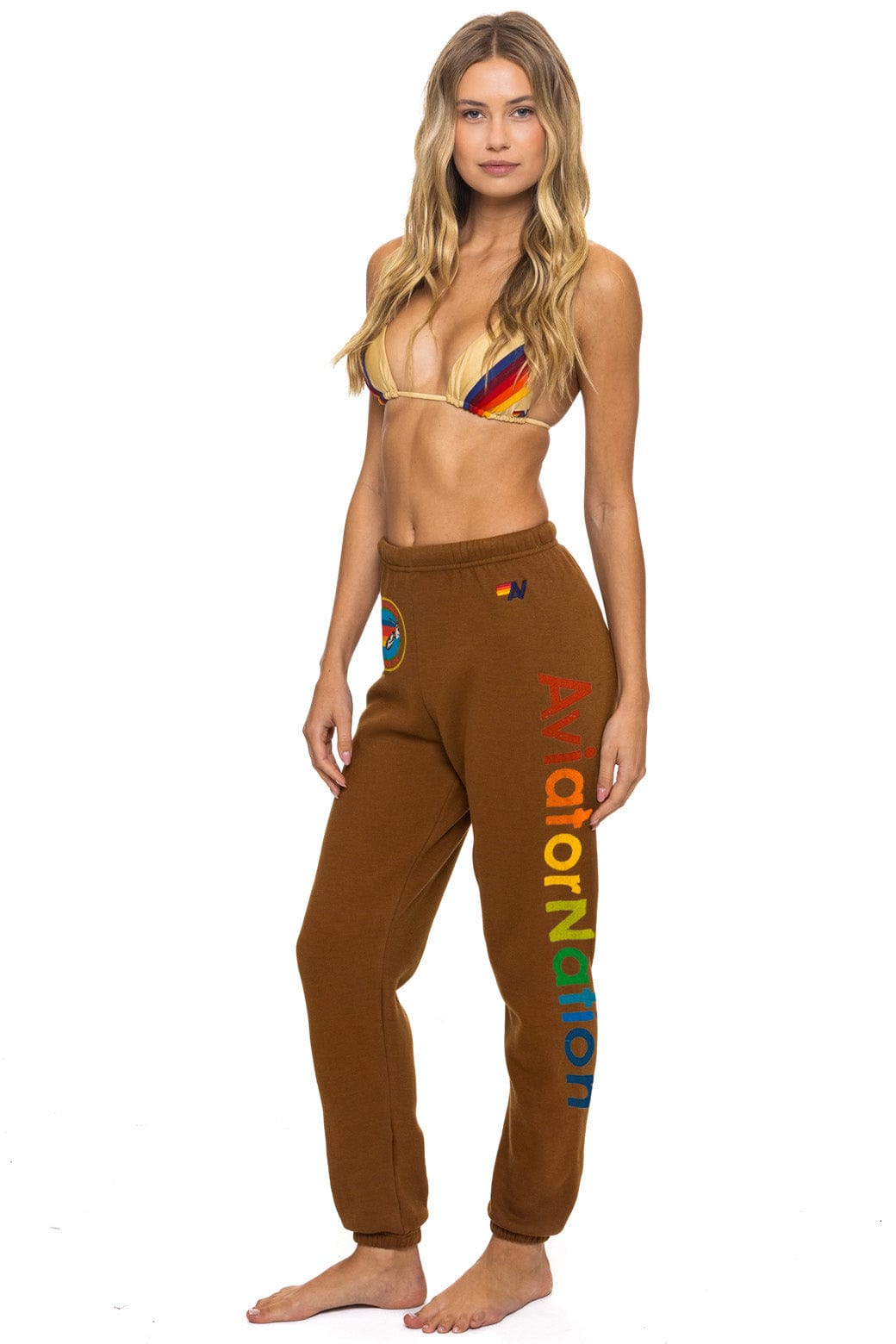 AVIATOR NATION SWEATPANTS - CINNAMON
