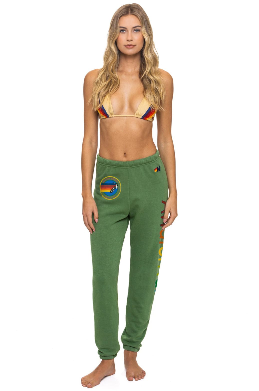 AVIATOR NATION SWEATPANTS - PALM