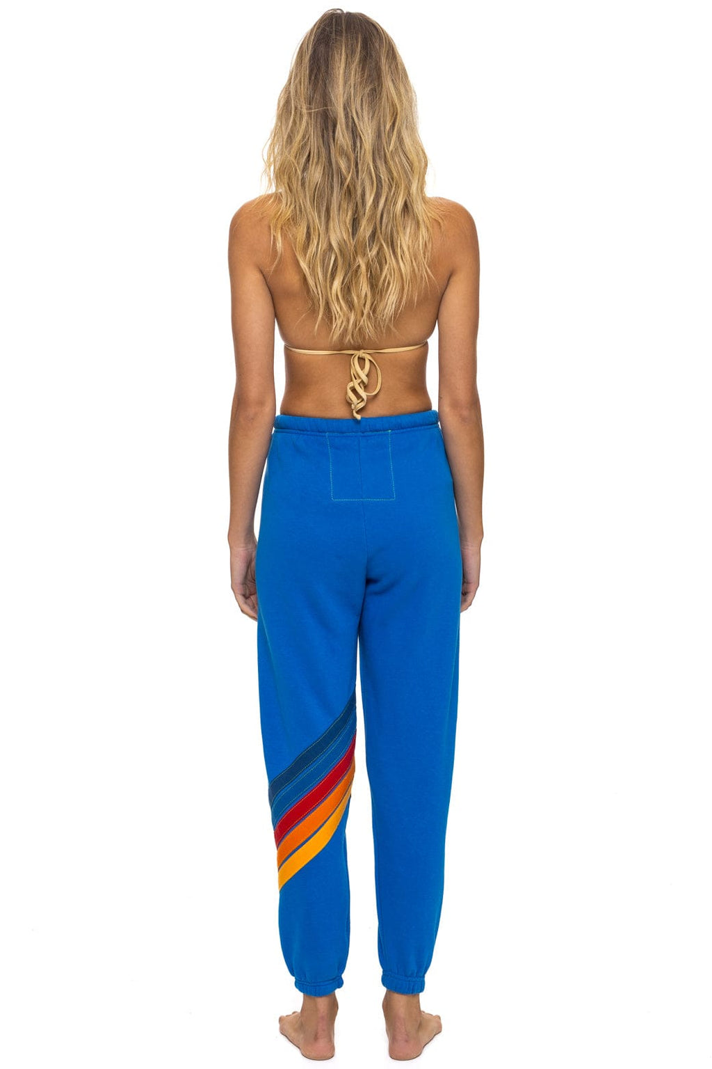 ALL SEASONS CIRCLE CHEVRON SWEATPANTS - ADVENTURE BLUE
