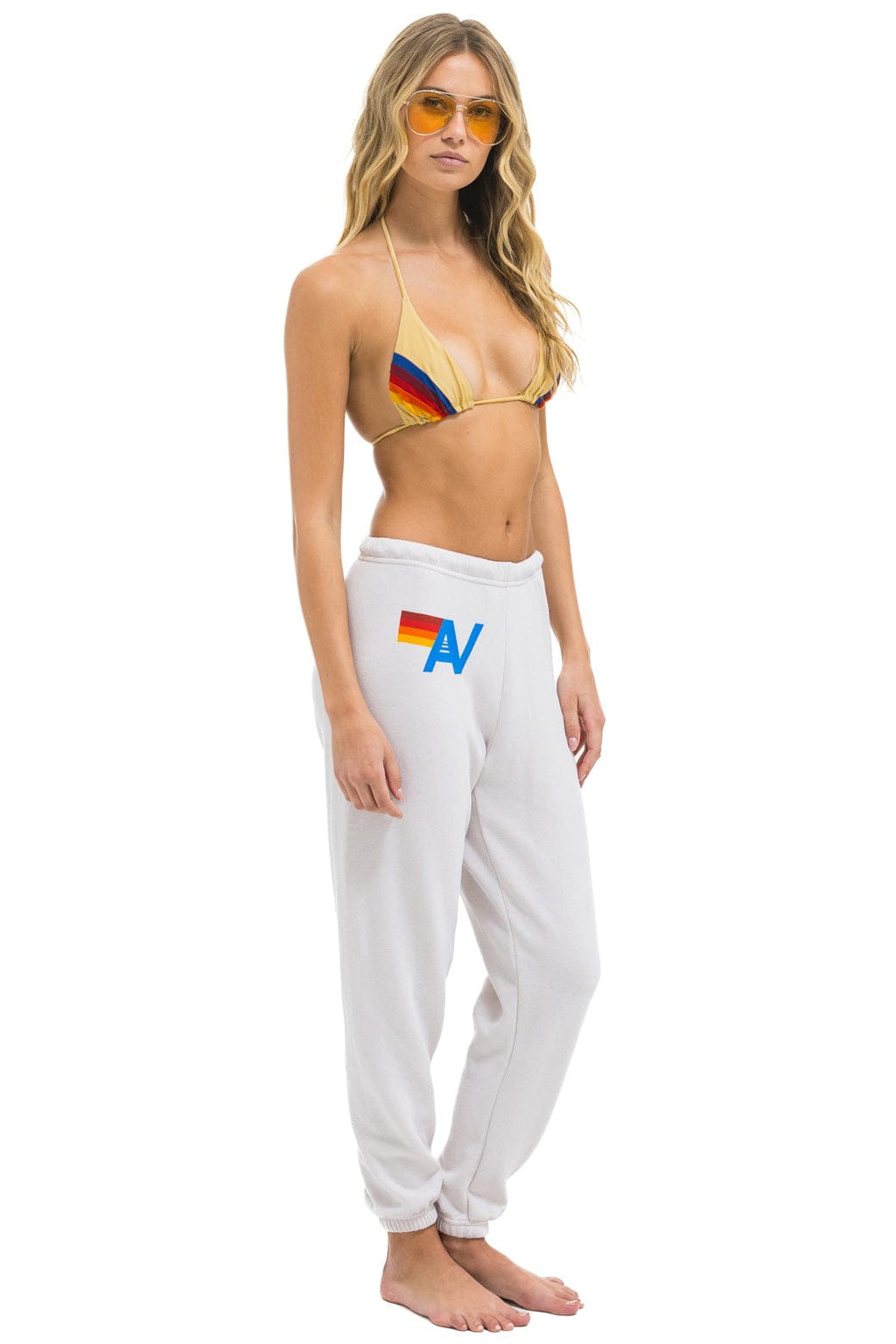 LOGO SWEATPANTS - DOVE