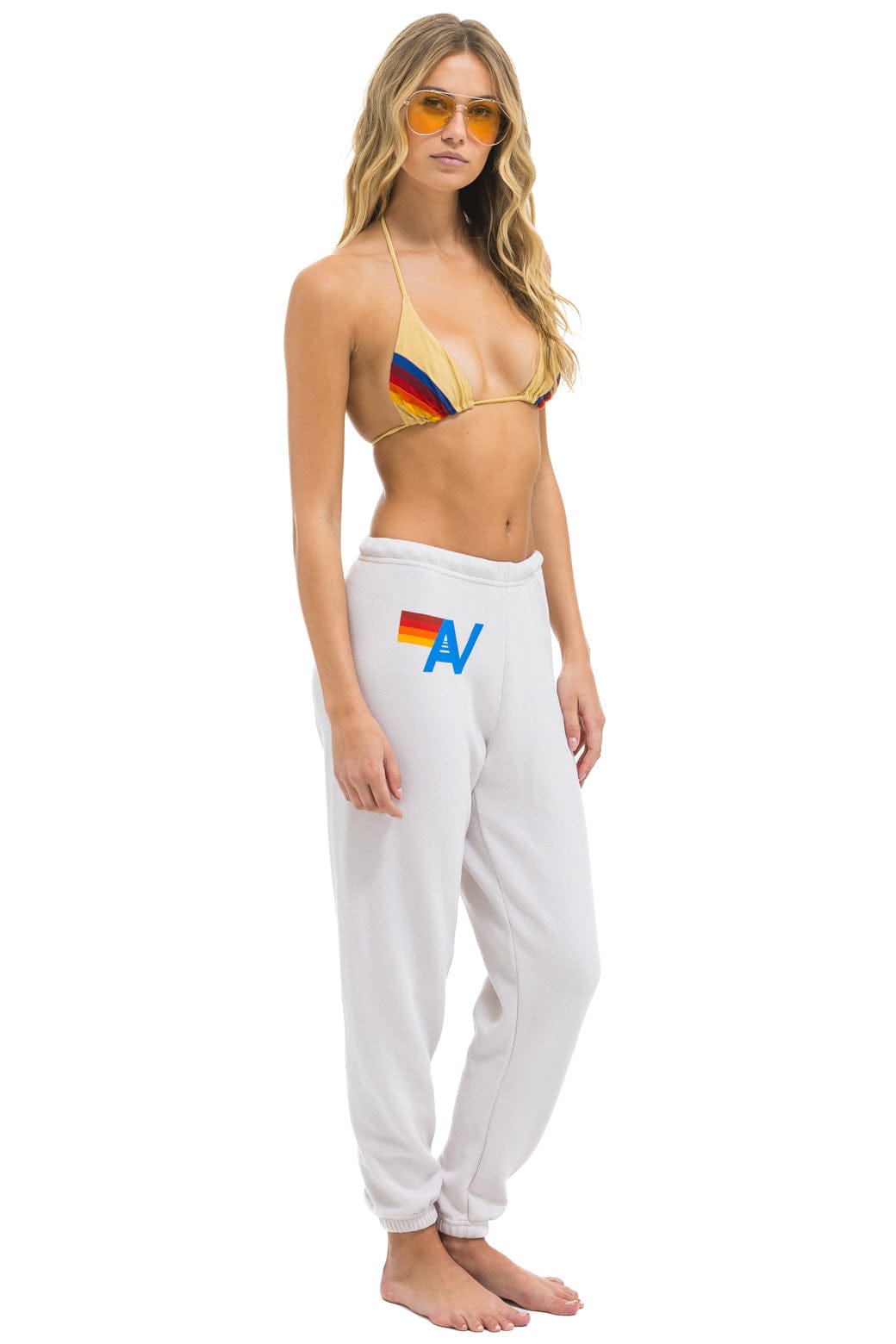 LOGO SWEATPANTS - DOVE