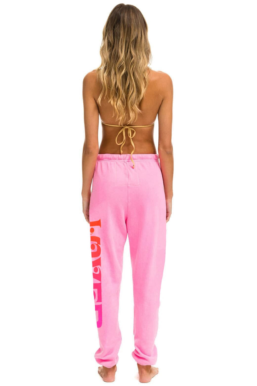 LOVER SWEATPANTS - NEON PINK