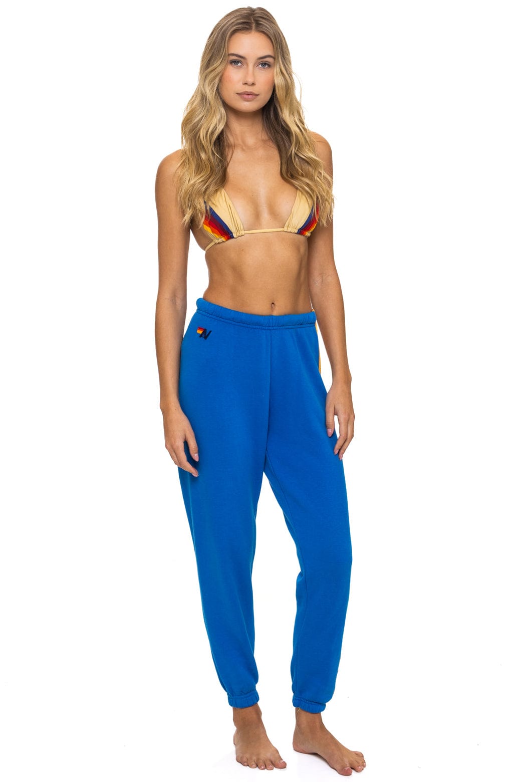 5 STRIPE SWEATPANTS - ADVENTURE BLUE
