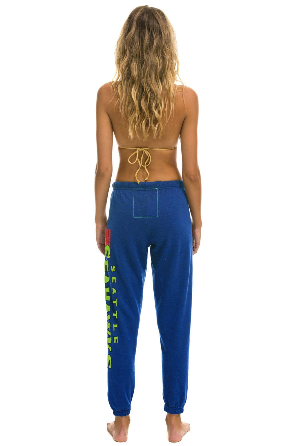 SEATTLE SEAHAWKS HELMET SWEATPANTS - ROYAL