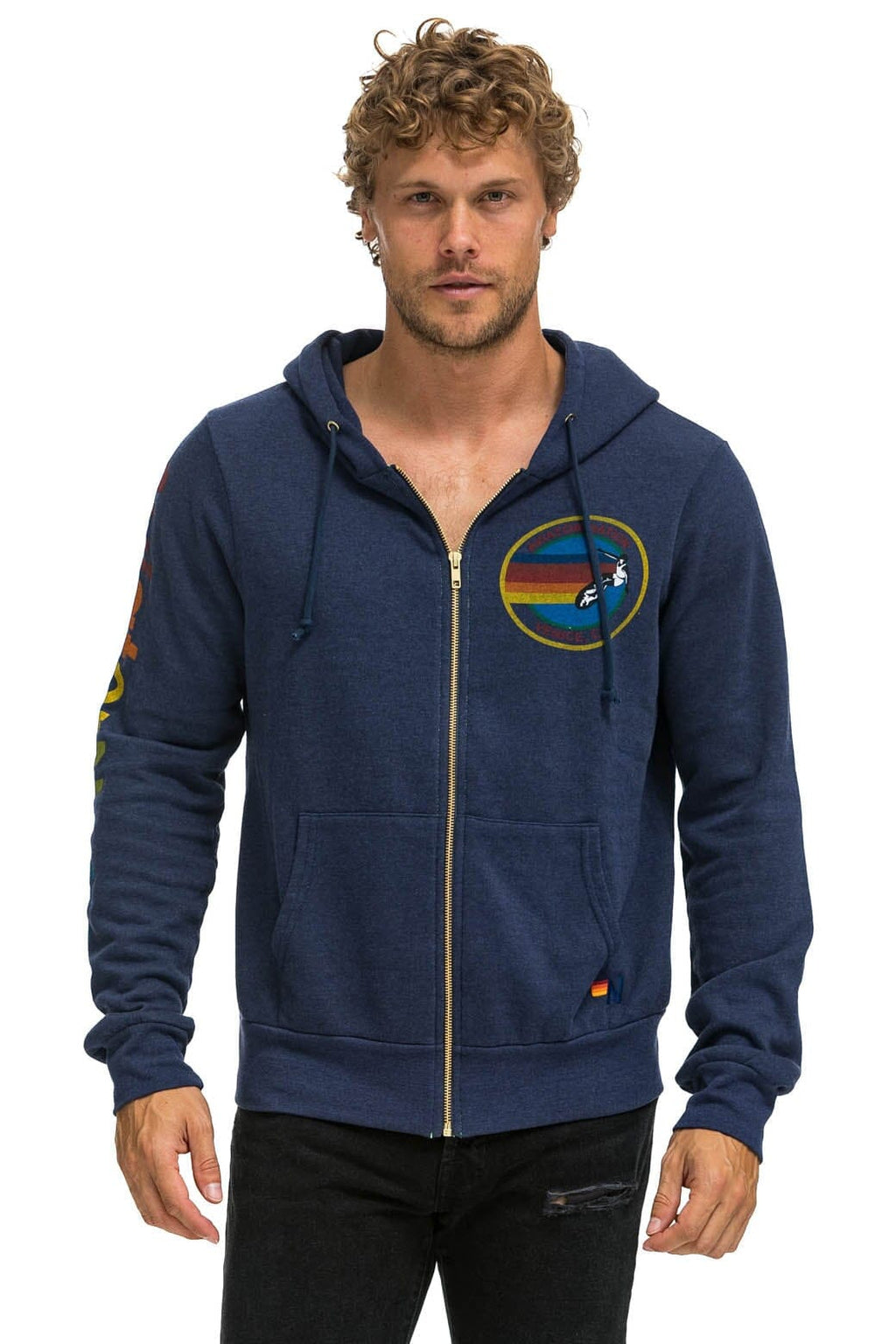 AVIATOR NATION VENICE HOODIE - NAVY