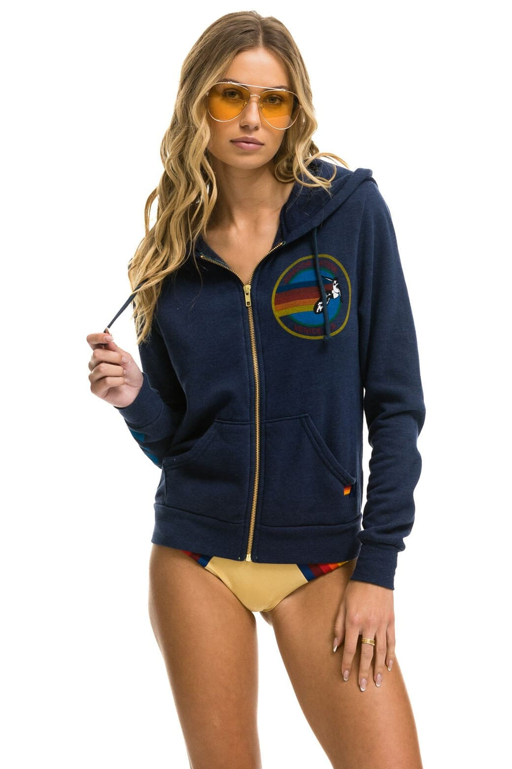 AVIATOR NATION VENICE HOODIE - NAVY