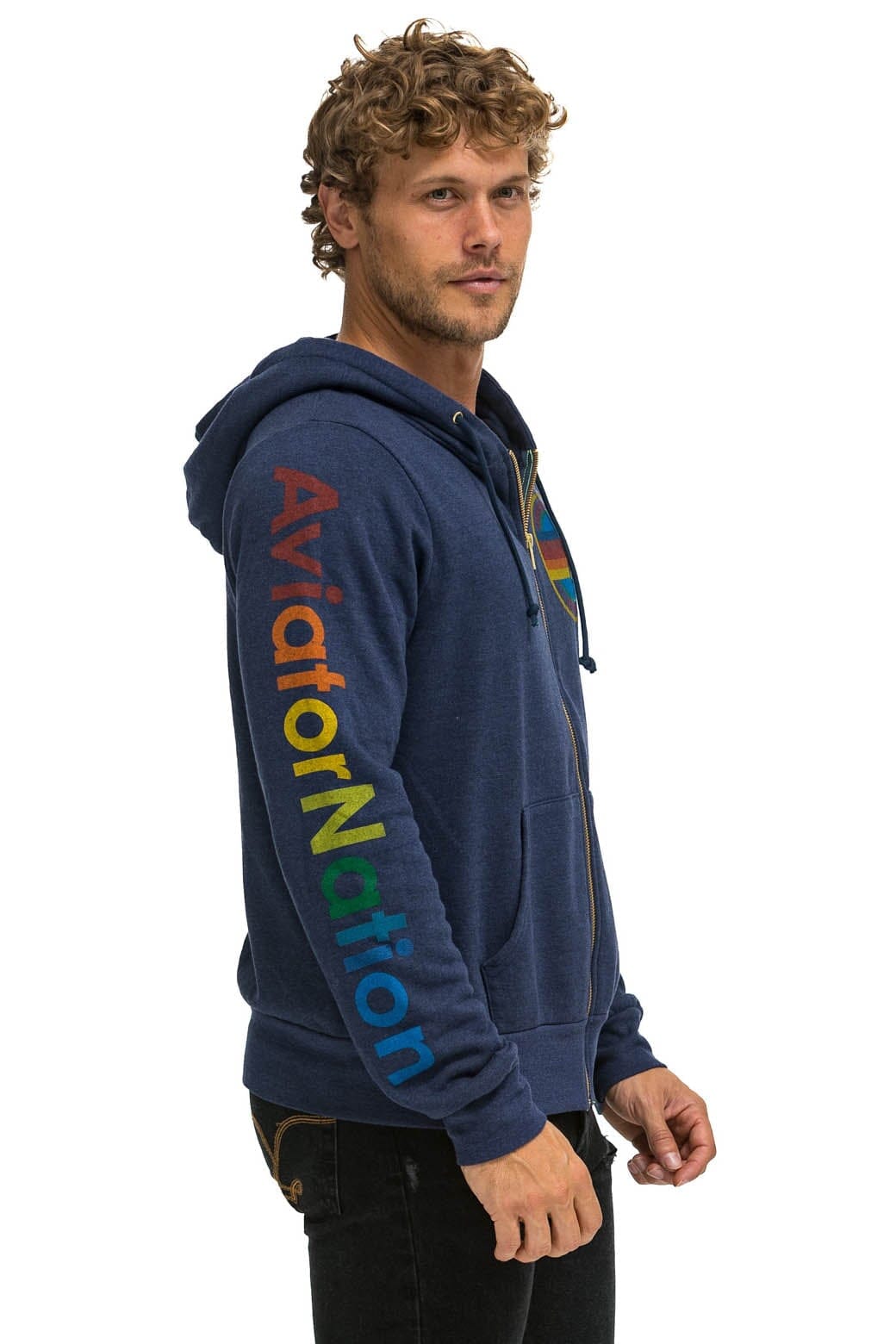 AVIATOR NATION VENICE HOODIE - NAVY
