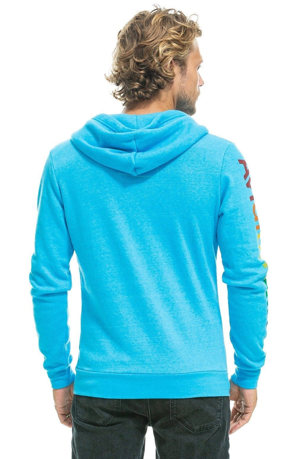 AVIATOR NATION VENICE HOODIE - NEON BLUE