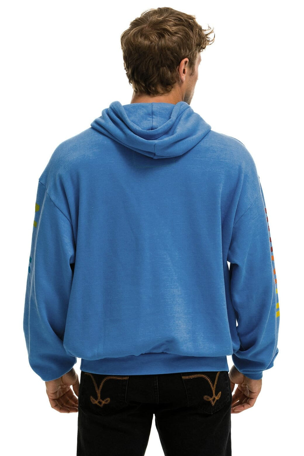 AVIATOR NATION RELAXED VENICE PULLOVER HOODIE - COBALT