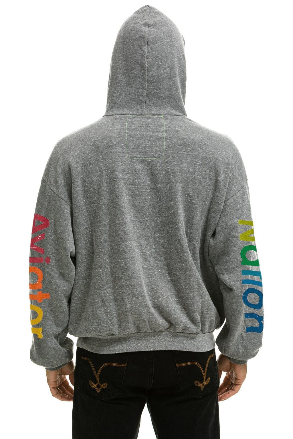 AVIATOR NATION RELAXED VENICE PULLOVER HOODIE - HEATHER GREY