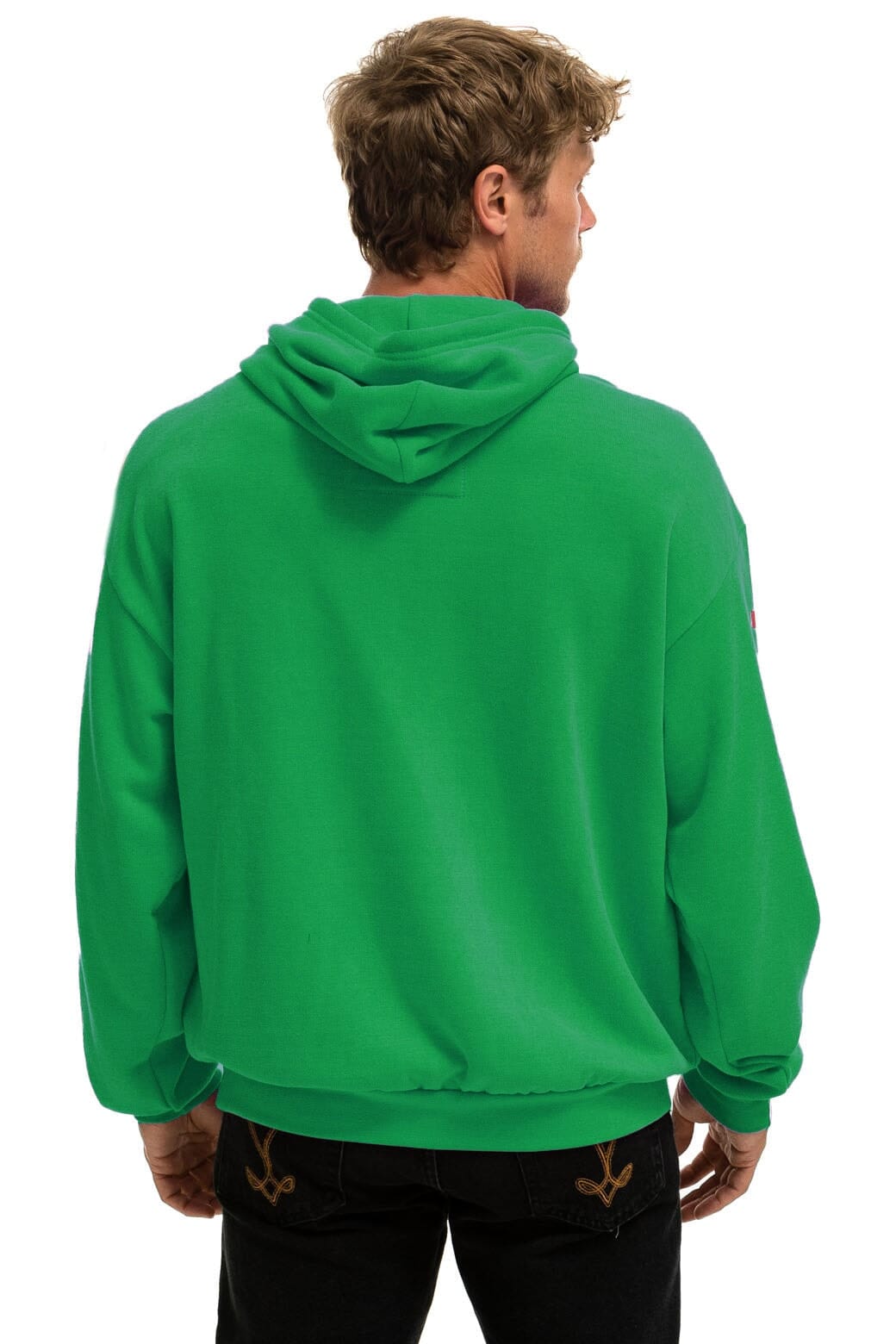 AVIATOR NATION RELAXED VENICE PULLOVER HOODIE - KELLY GREEN
