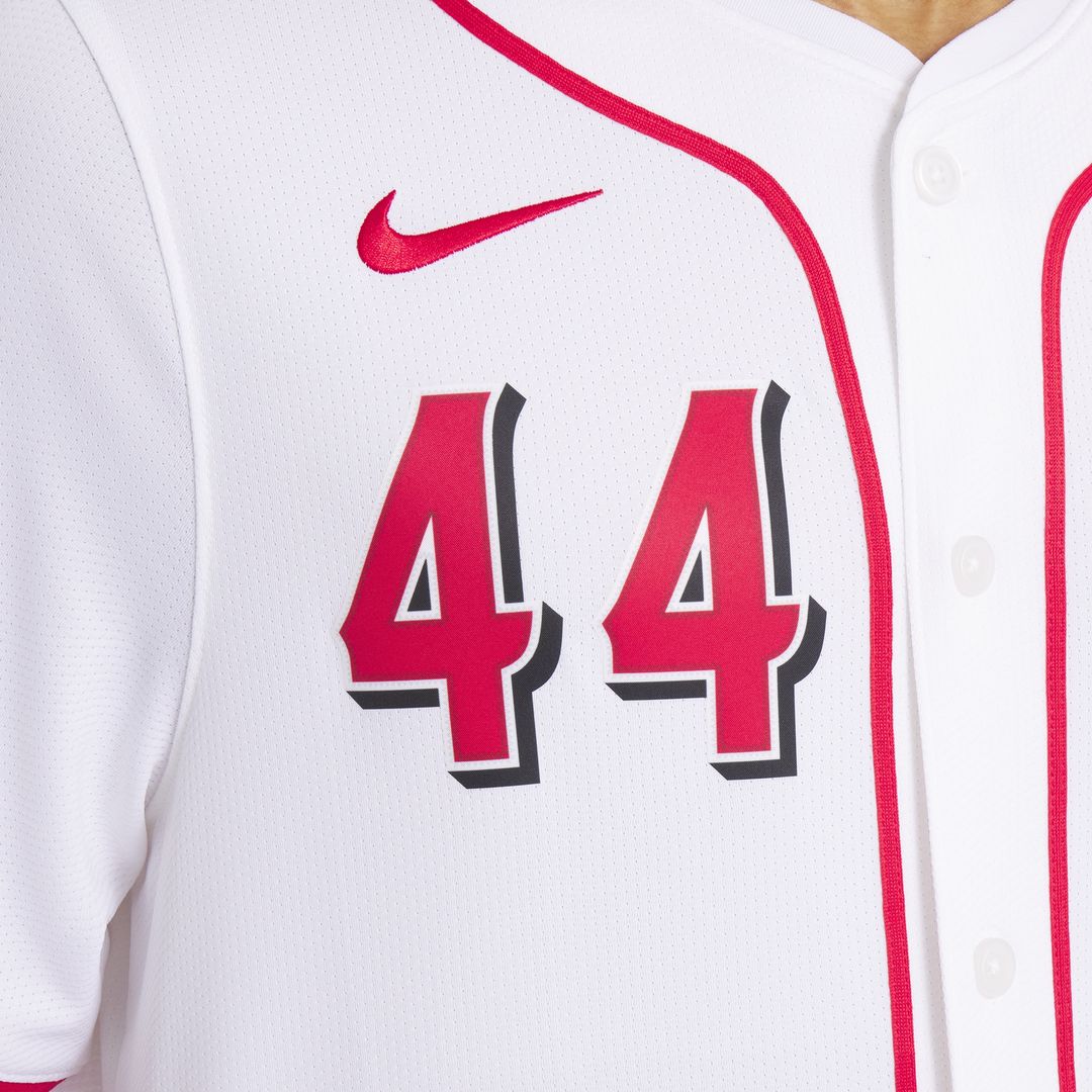 Cincinnati Reds Elly De La Cruz Nike Home Limited Jersey - White