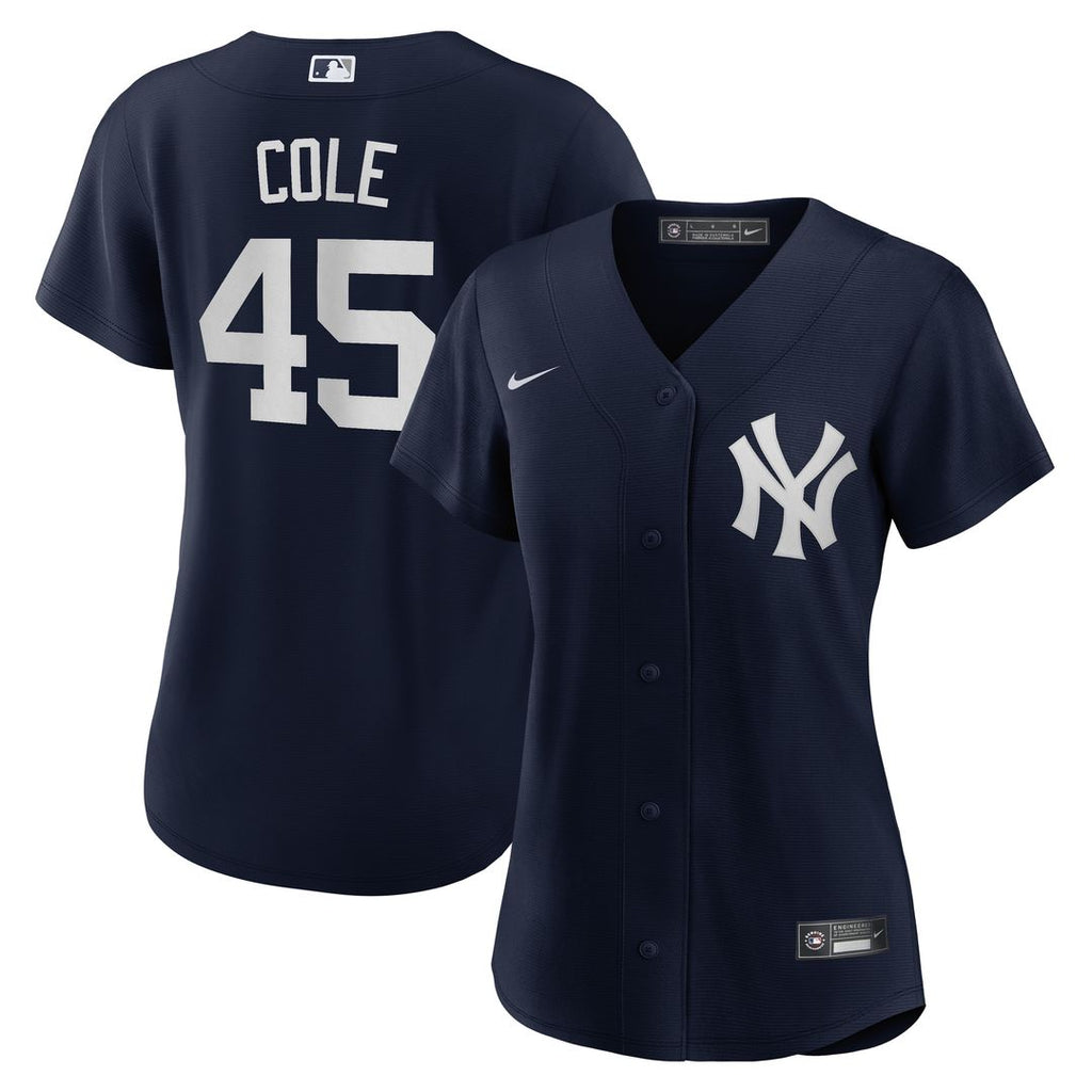 New York Yankees Gerrit Cole Nike Women's Alternate Replica Jersey - Navy