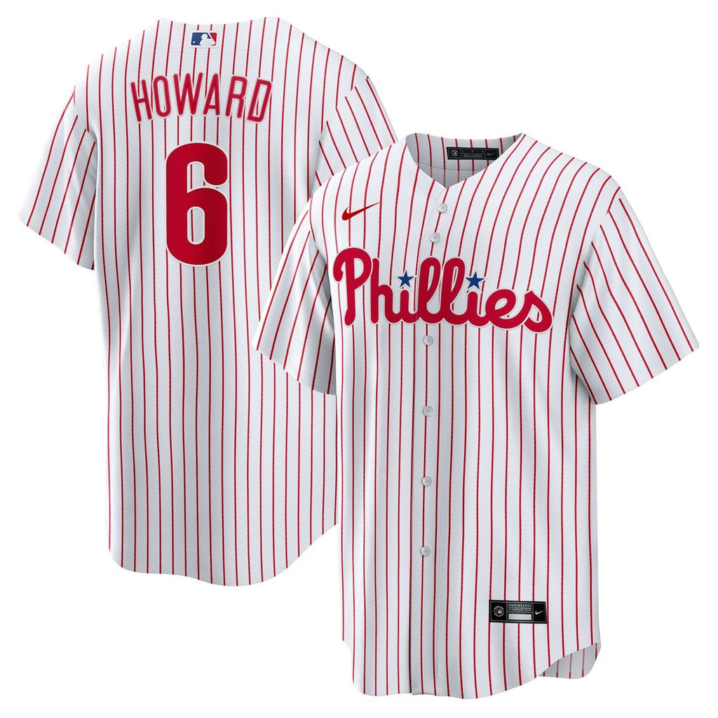Philadelphia Phillies Ryan Howard Nike Replica Jersey - White