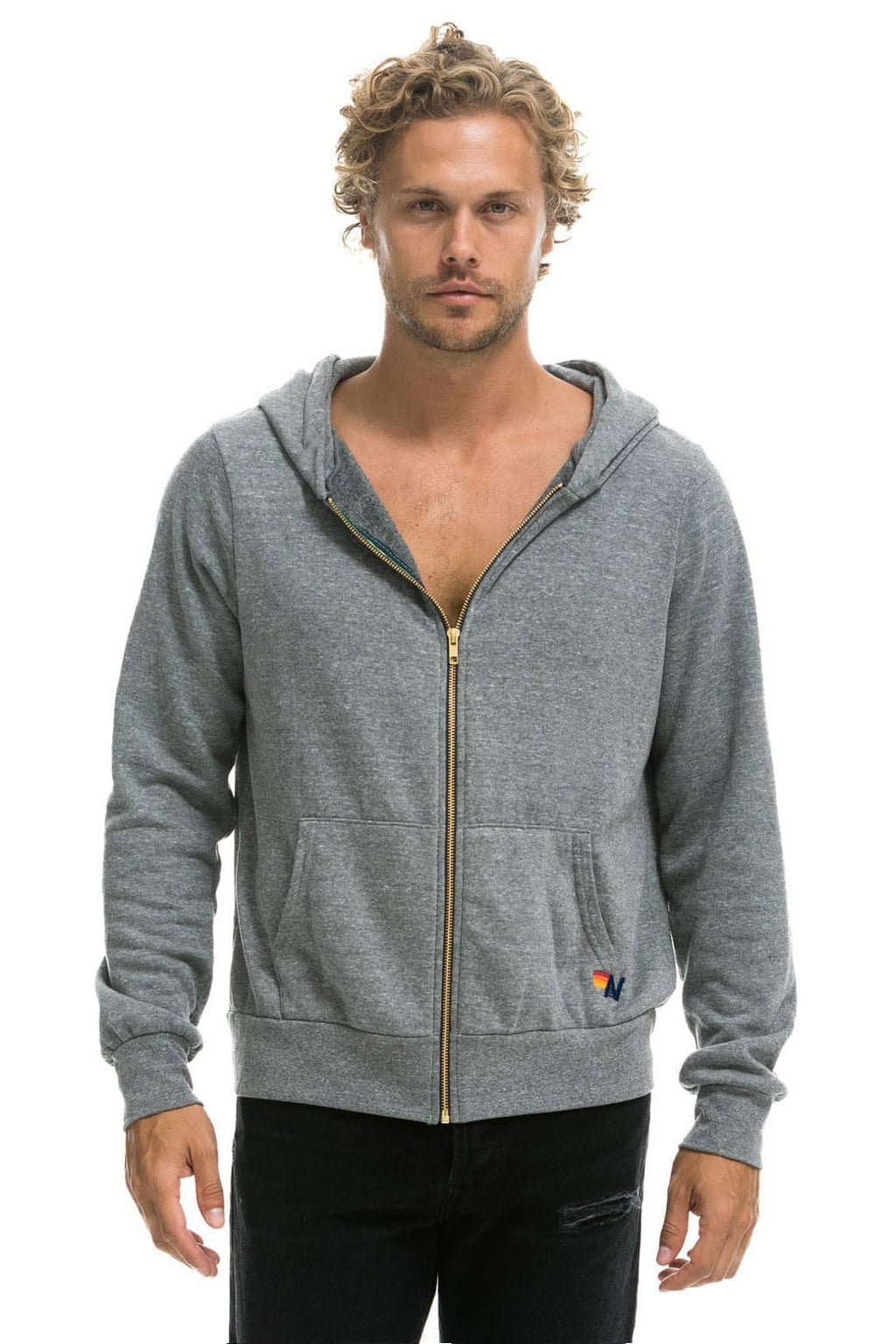 BOLT HOODIE - HEATHER GREY