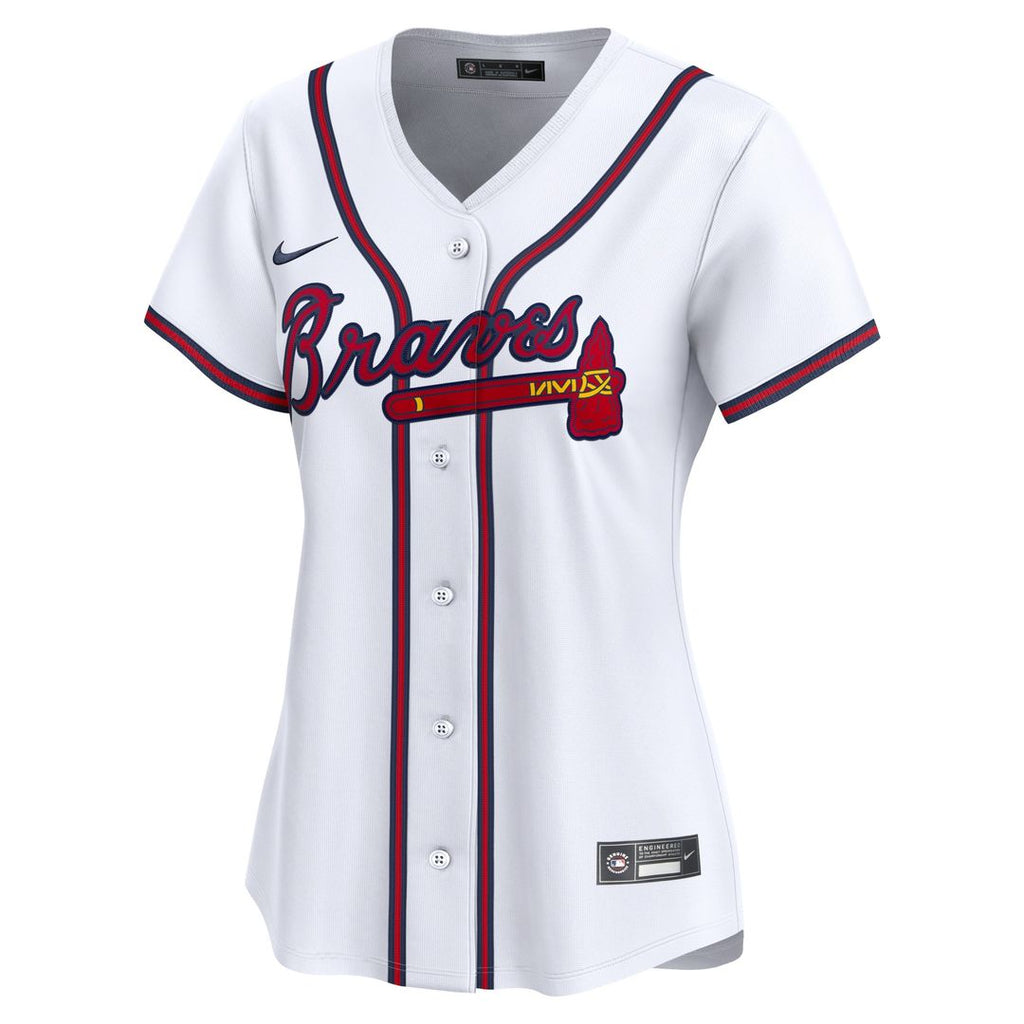 Atlanta Braves Ronald Acuna Nike Women's Home Limited Jersey - White