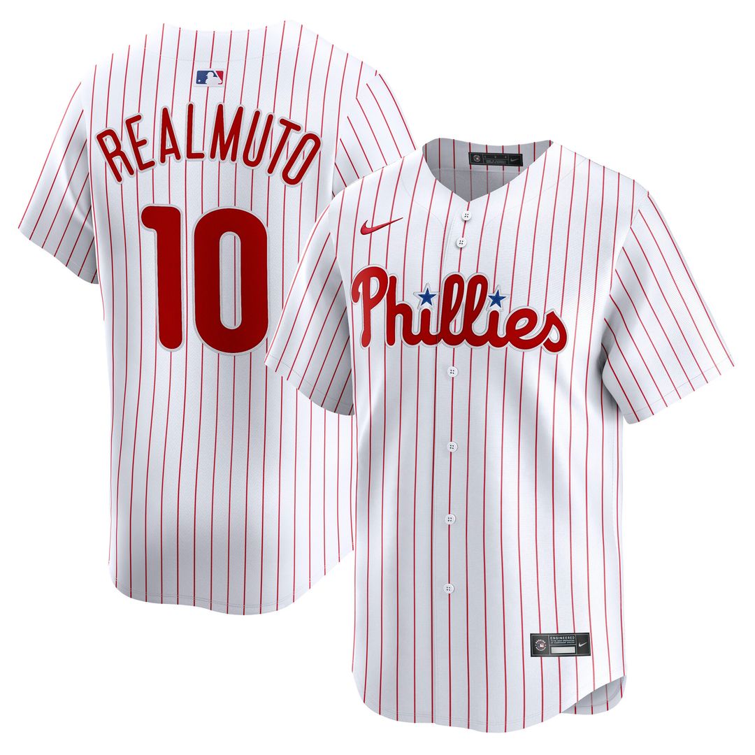 Philadelphia Phillies J.T. Realmuto Nike Home Limited Jersey - White
