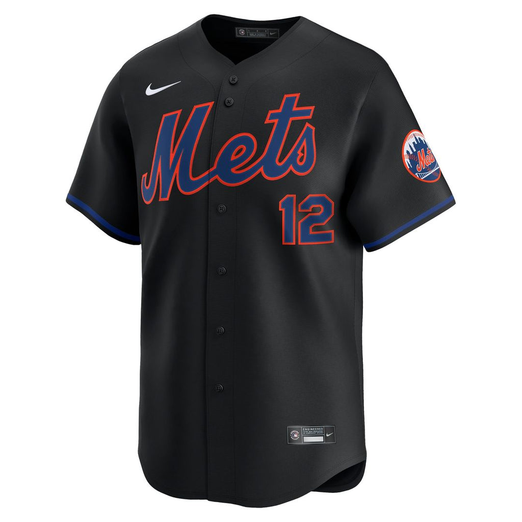 New York Mets Francisco Lindor Nike Road Limited Jersey - Gray