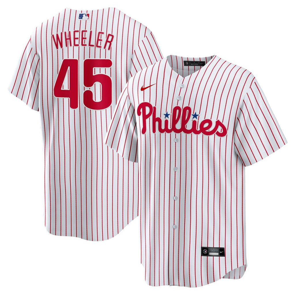 Philadelphia Phillies Zack Wheeler Nike Home Replica Jersey - White