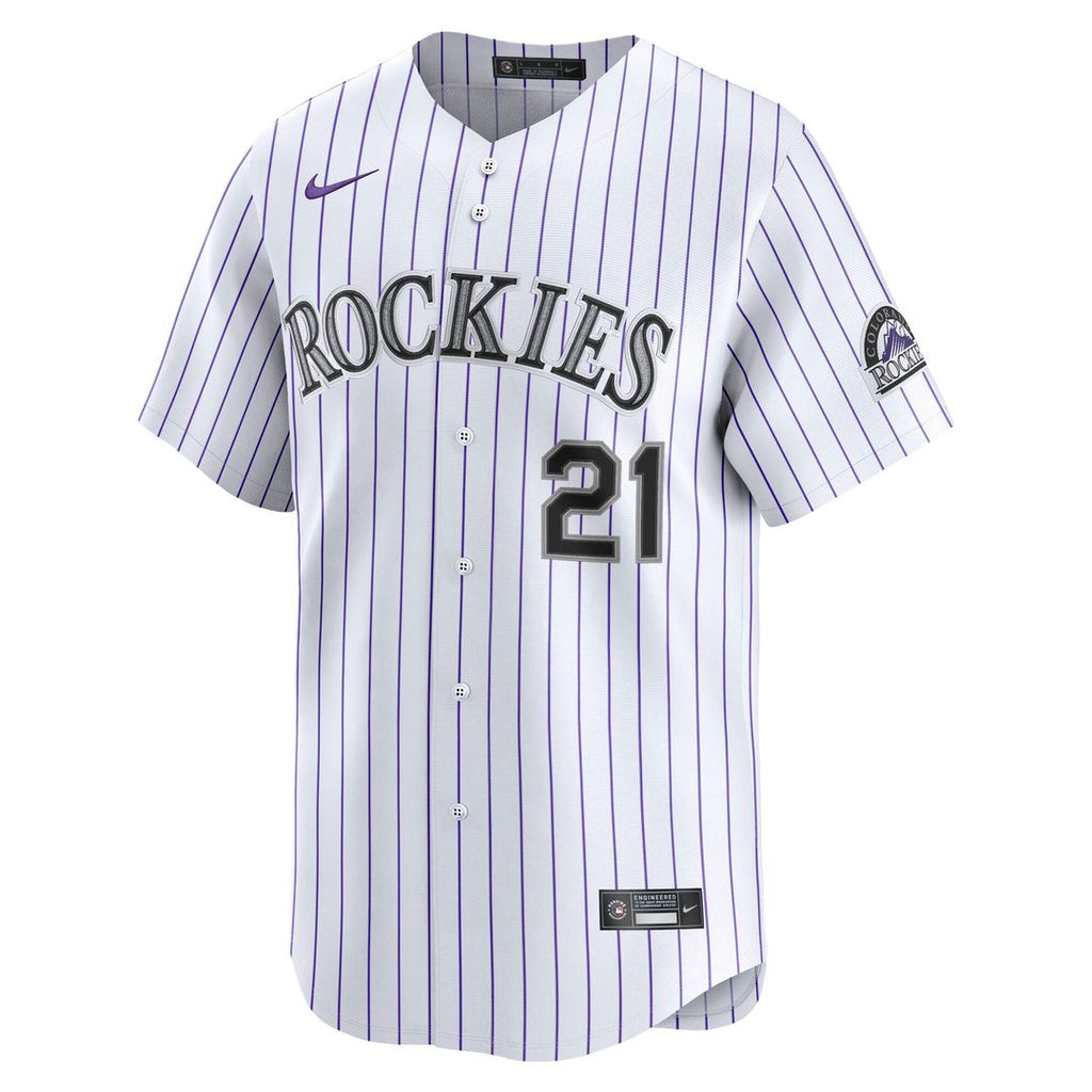 Colorado Rockies Kyle Freeland Nike Home Limited Jersey - White