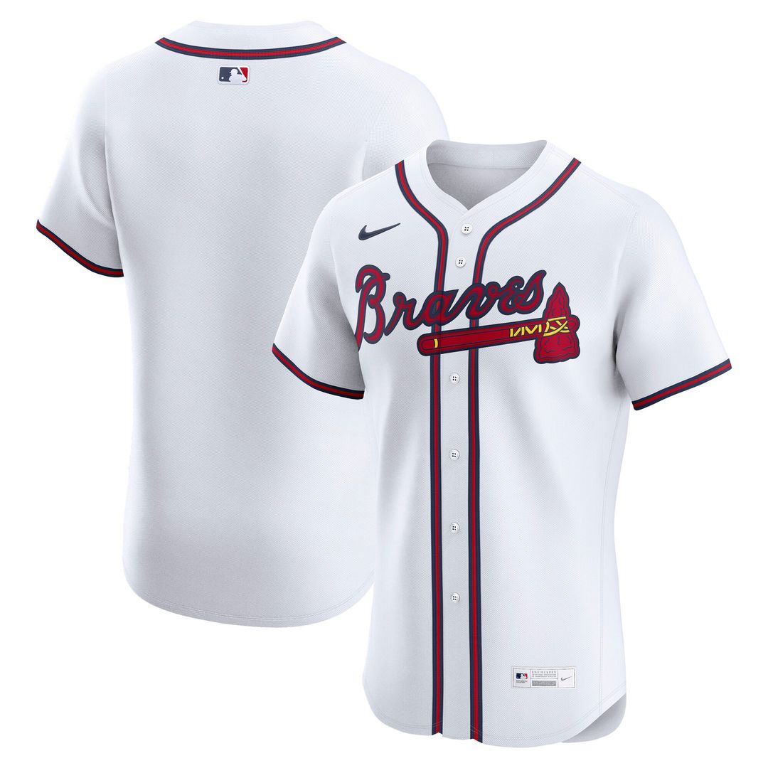 Atlanta Braves Nike Alternate Elite Jersey - Red