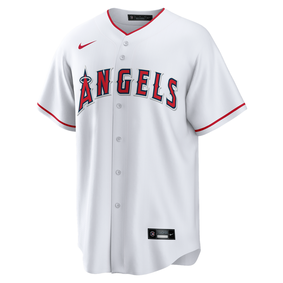 Los Angeles Angels Nolan Ryan Nike Home Retired Replica Jersey - White