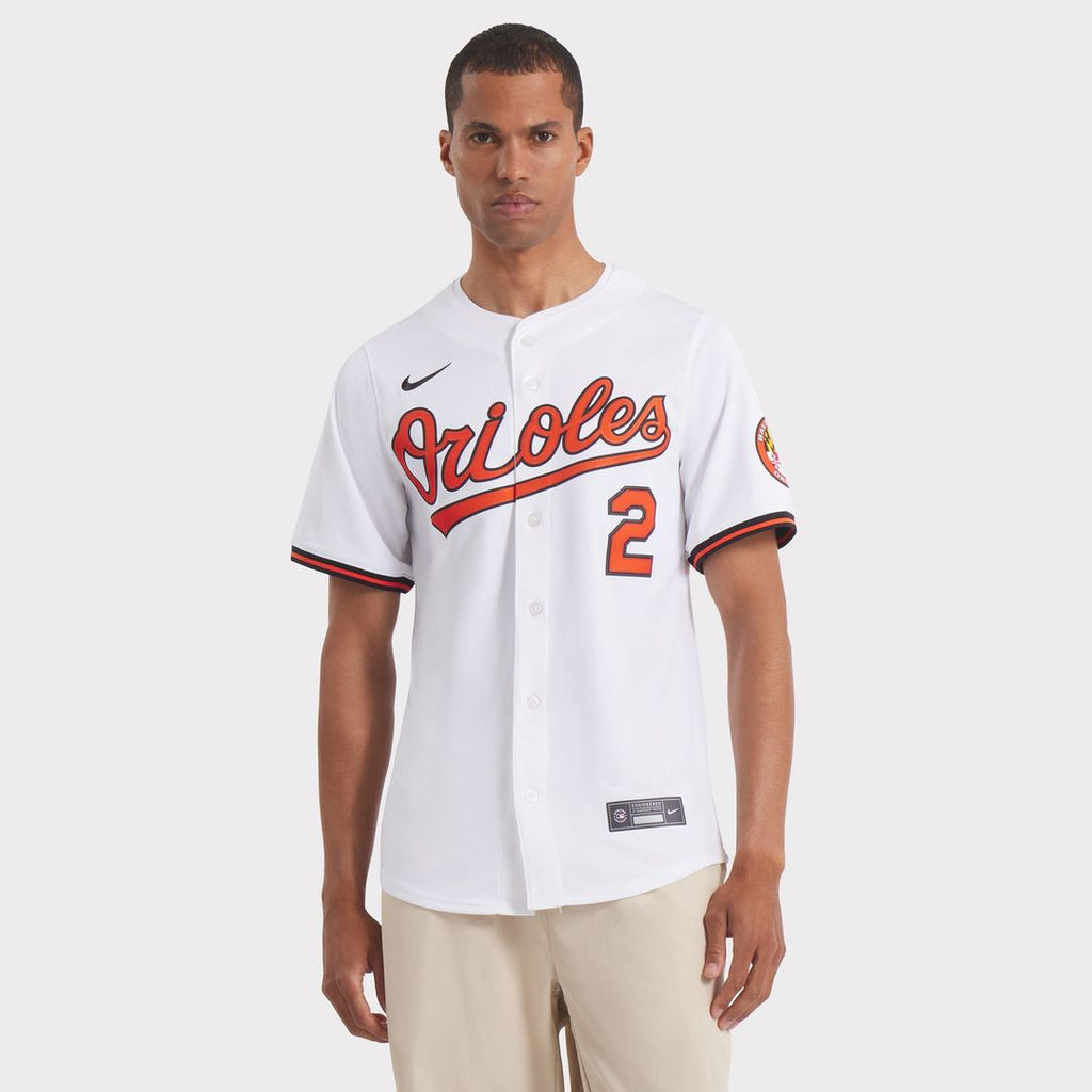 Baltimore Orioles Gunnar Henderson Nike Home Limited Jersey - White