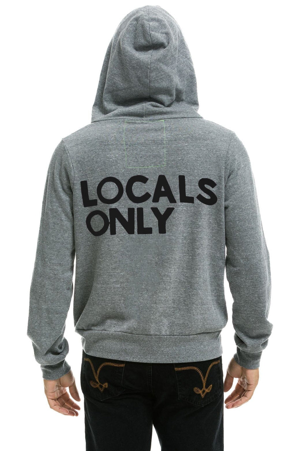 LOCALS ONLY HOODIE - HEATHER GREY