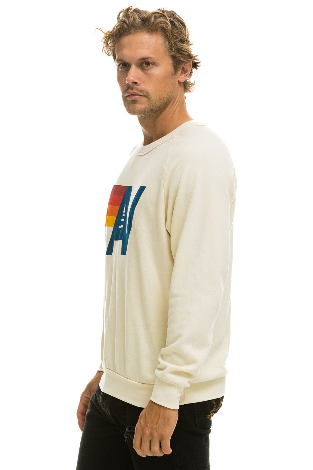 LOGO SWEATSHIRT - VINTAGE WHITE