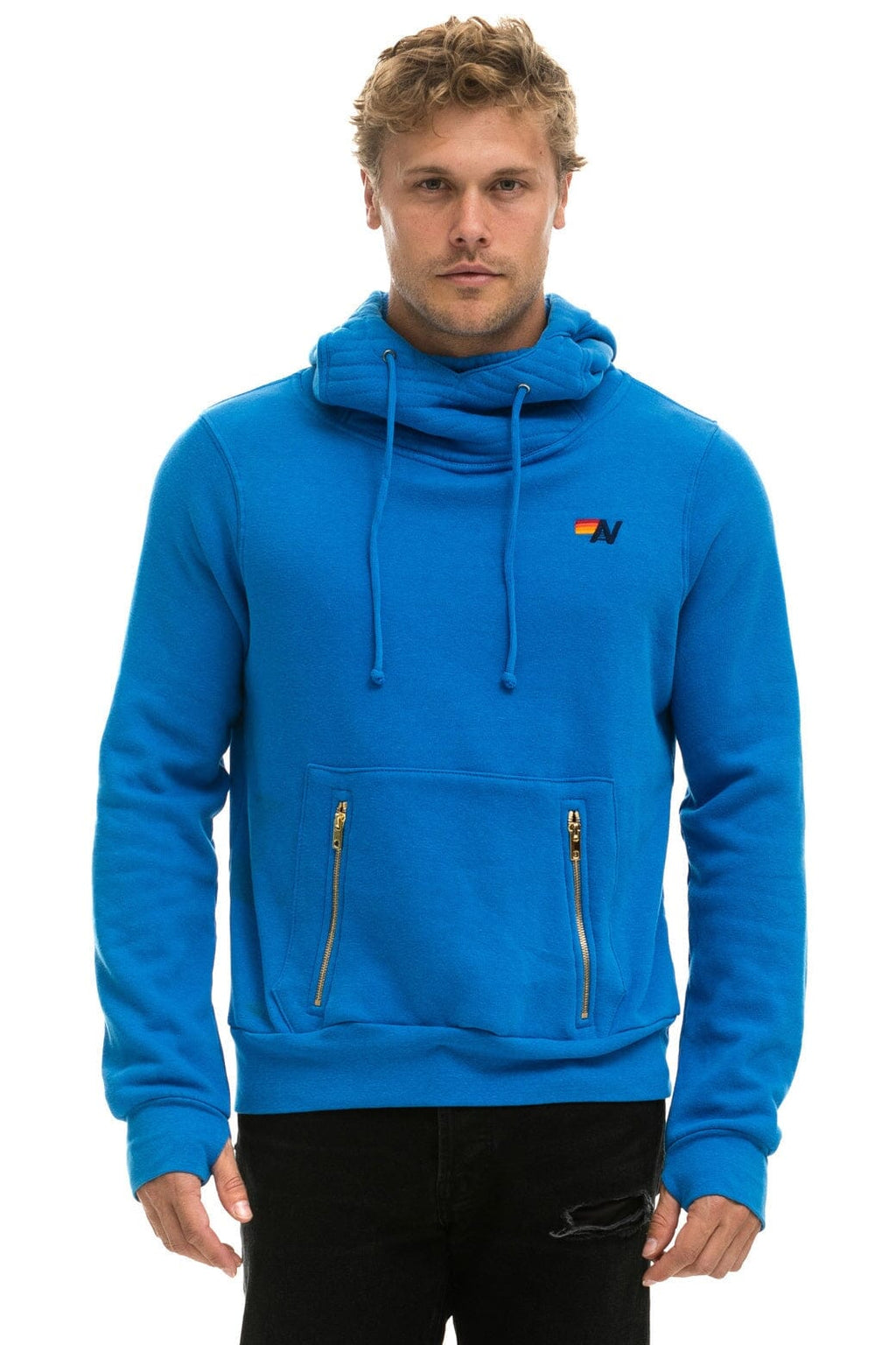 NINJA PULLOVER HOODIE - OCEAN