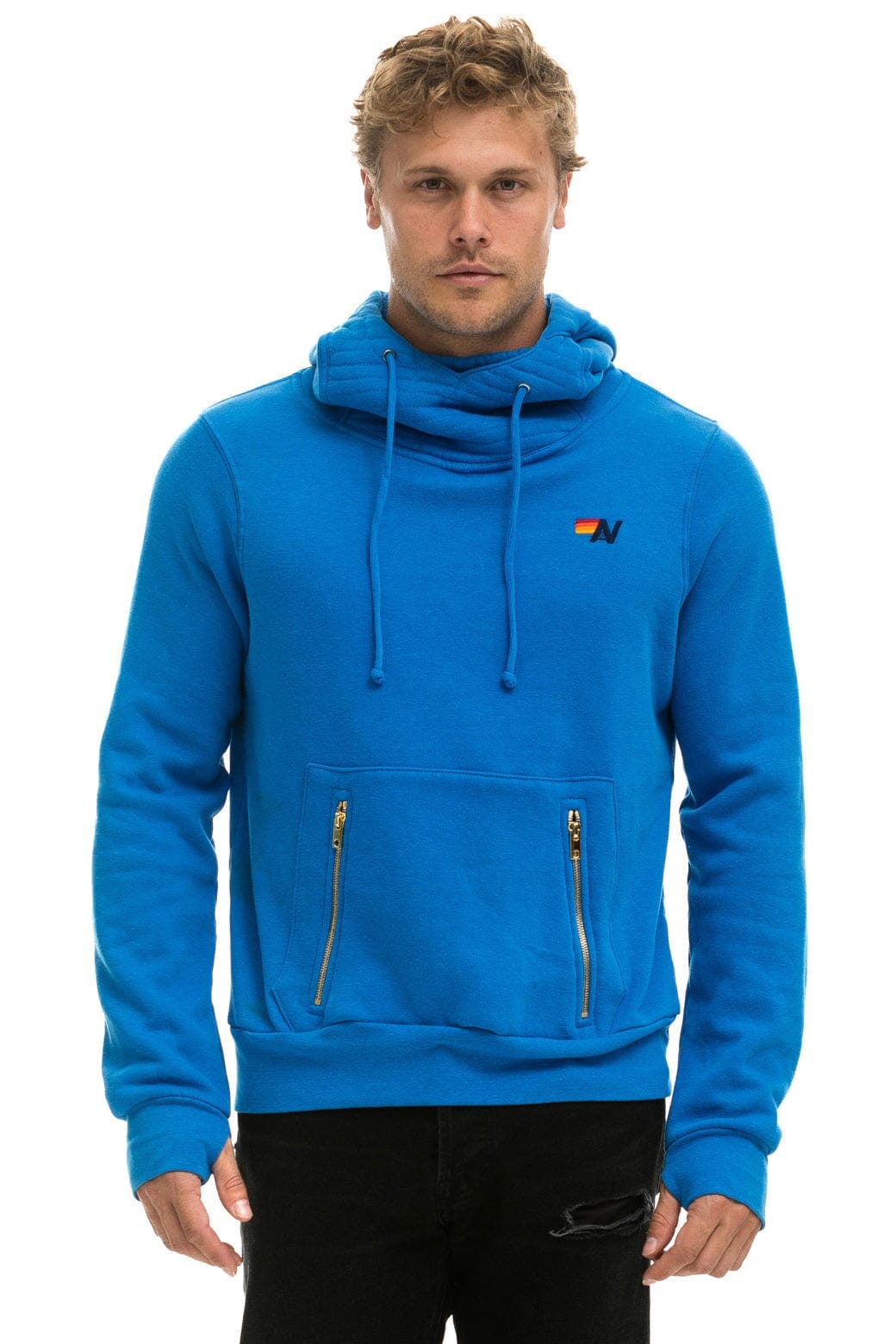 NINJA PULLOVER HOODIE - OCEAN