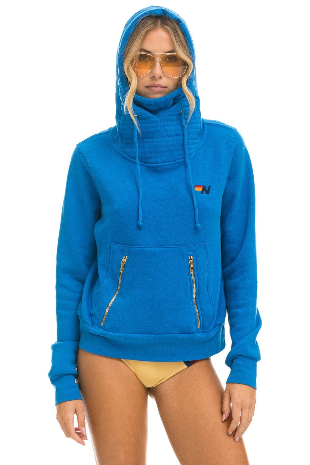 NINJA PULLOVER HOODIE - OCEAN