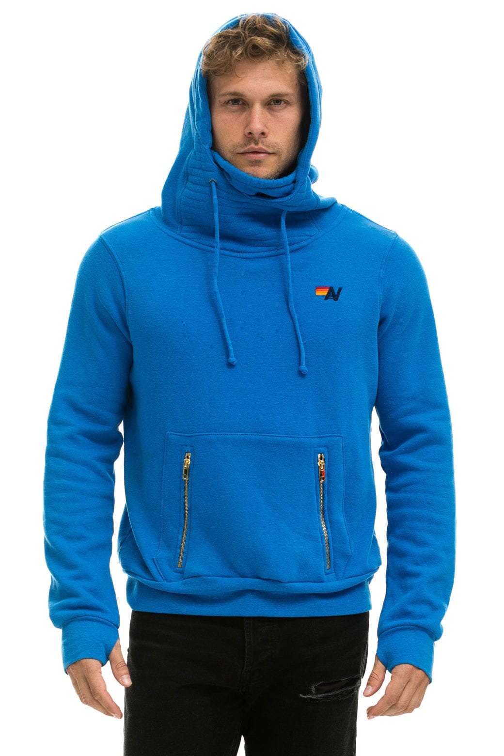 NINJA PULLOVER HOODIE - OCEAN
