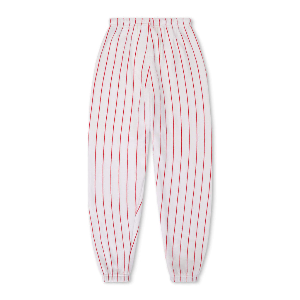 PHILADELPHIA PHILLIES PINSTRIPE 2026 SWEATPANTS - WHITE // RED